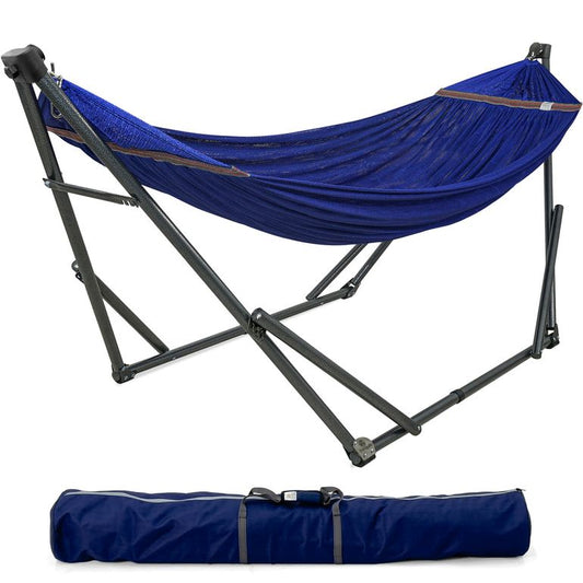 Tranquillo Original Collapsible Hammock with Stand, Blue