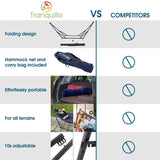 Tranquillo Original Collapsible Hammock with Stand, Indoor and Outdoor